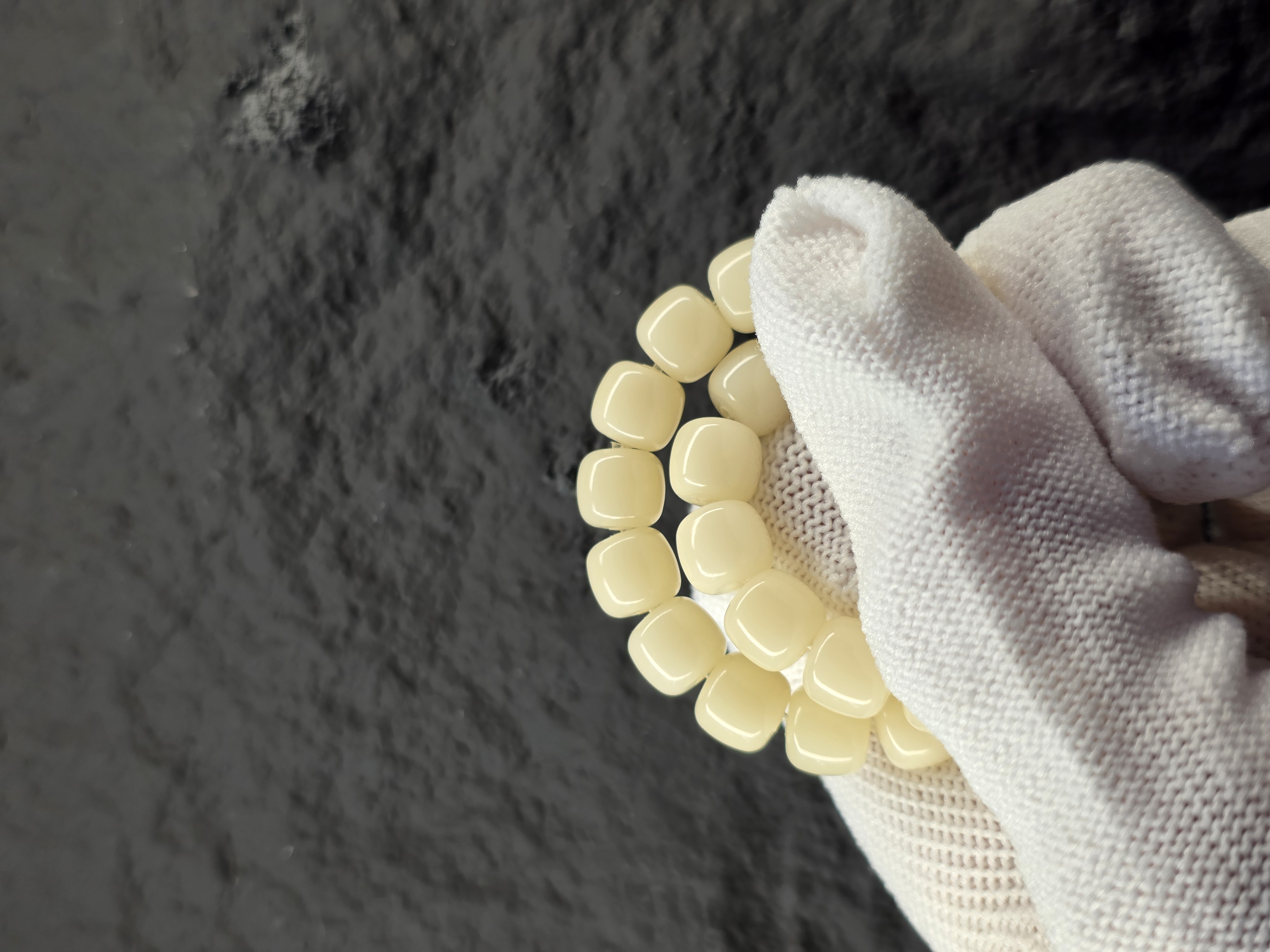 菩提根老型单圈长串印尼料干磨干抛无科技桶珠【手工造物】