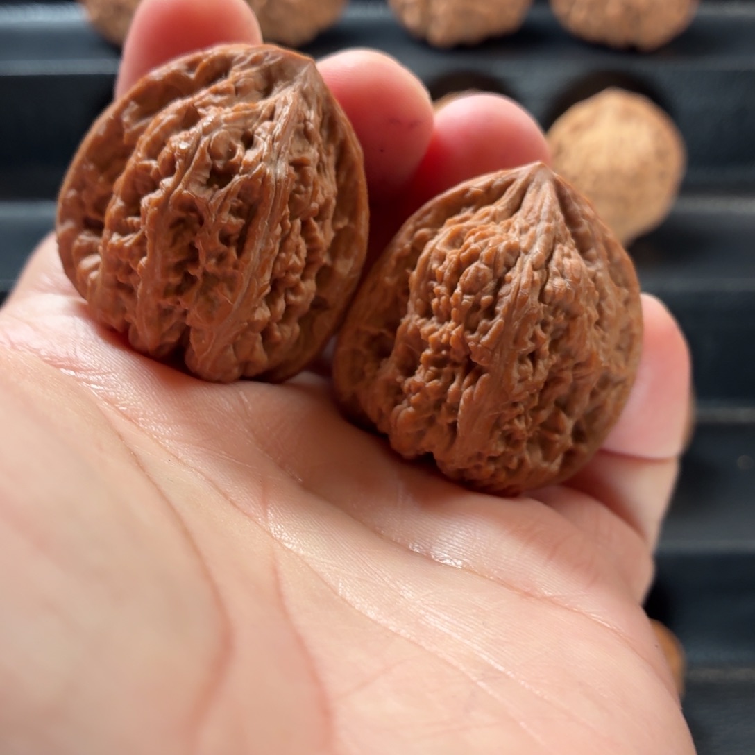 把件桃核山地老款密纹36