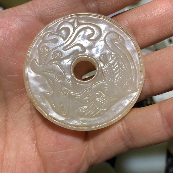 和田玉（白玉）颈饰未镶嵌白*