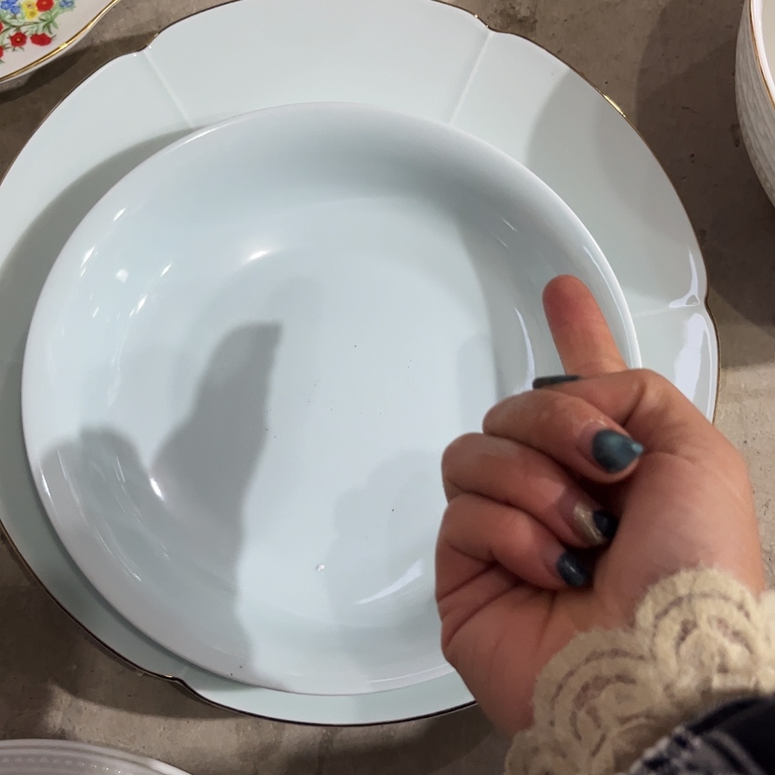 瓷片十寸一个八寸一个微瑕