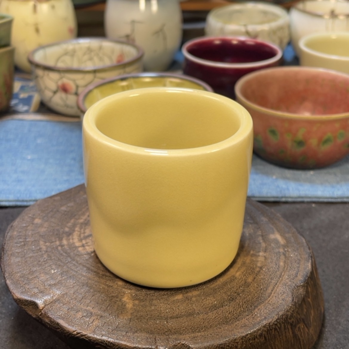 【闪购商品】摆件钧瓷手工扳指杯