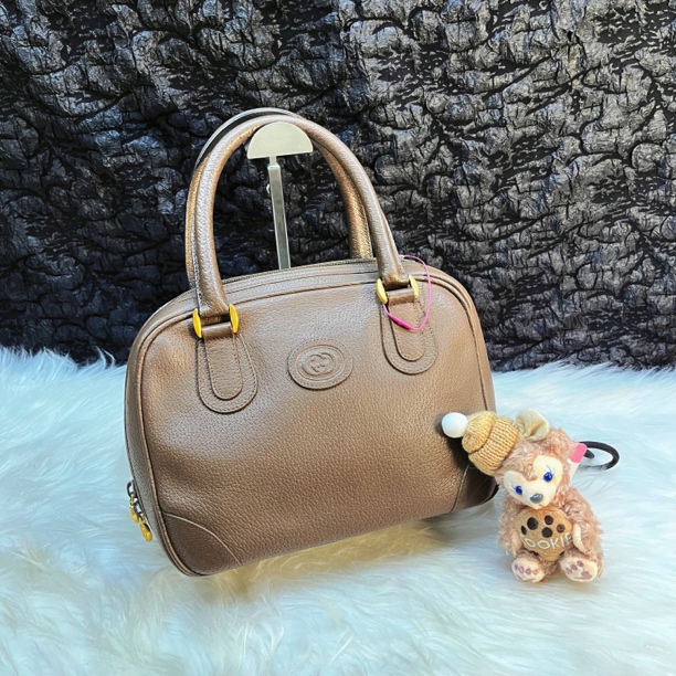 95新 GUCCI/古驰 古驰小号饭盒手提包贝壳宝