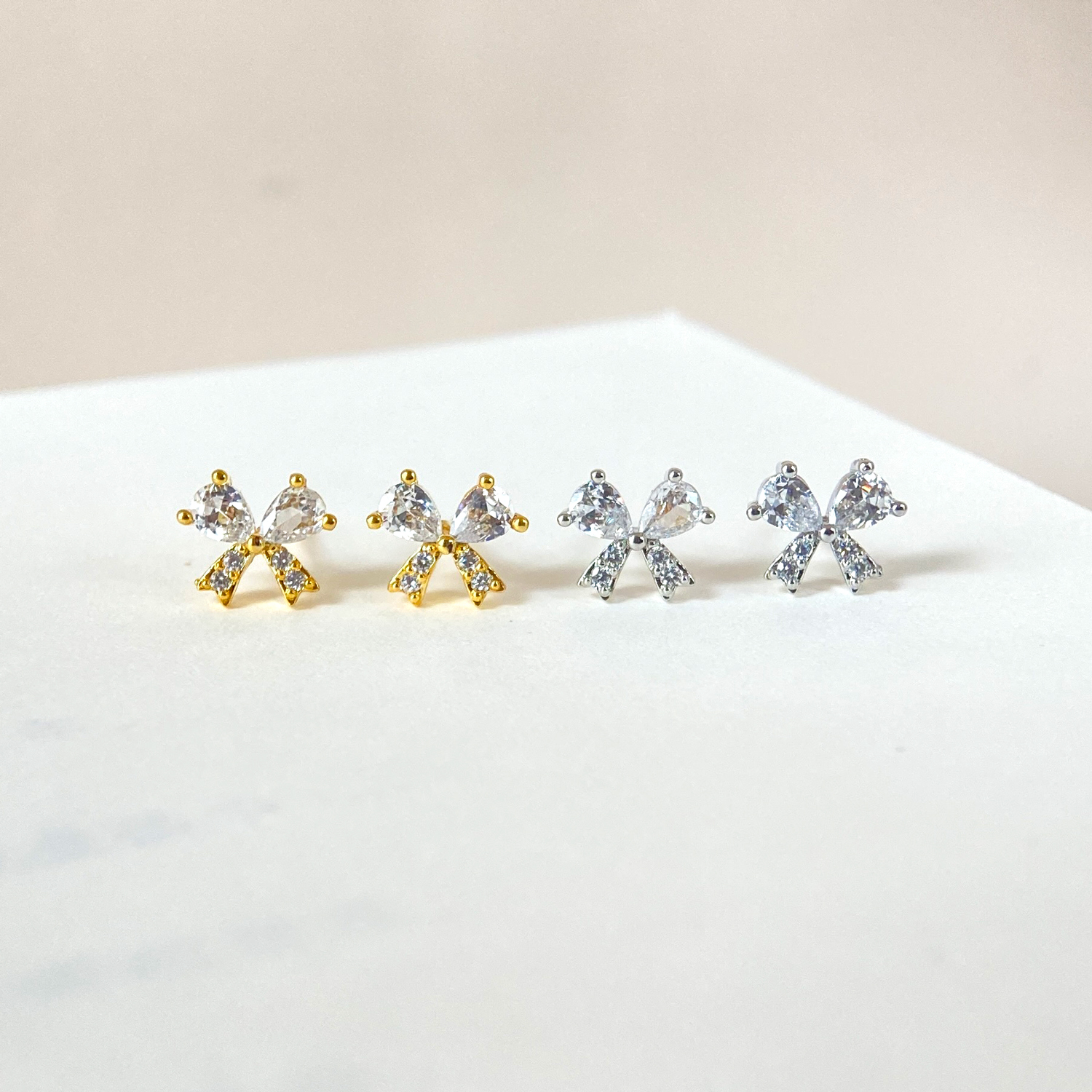 耳饰 韩版高级感蝴蝶耳钉女生小众时尚设计高级感