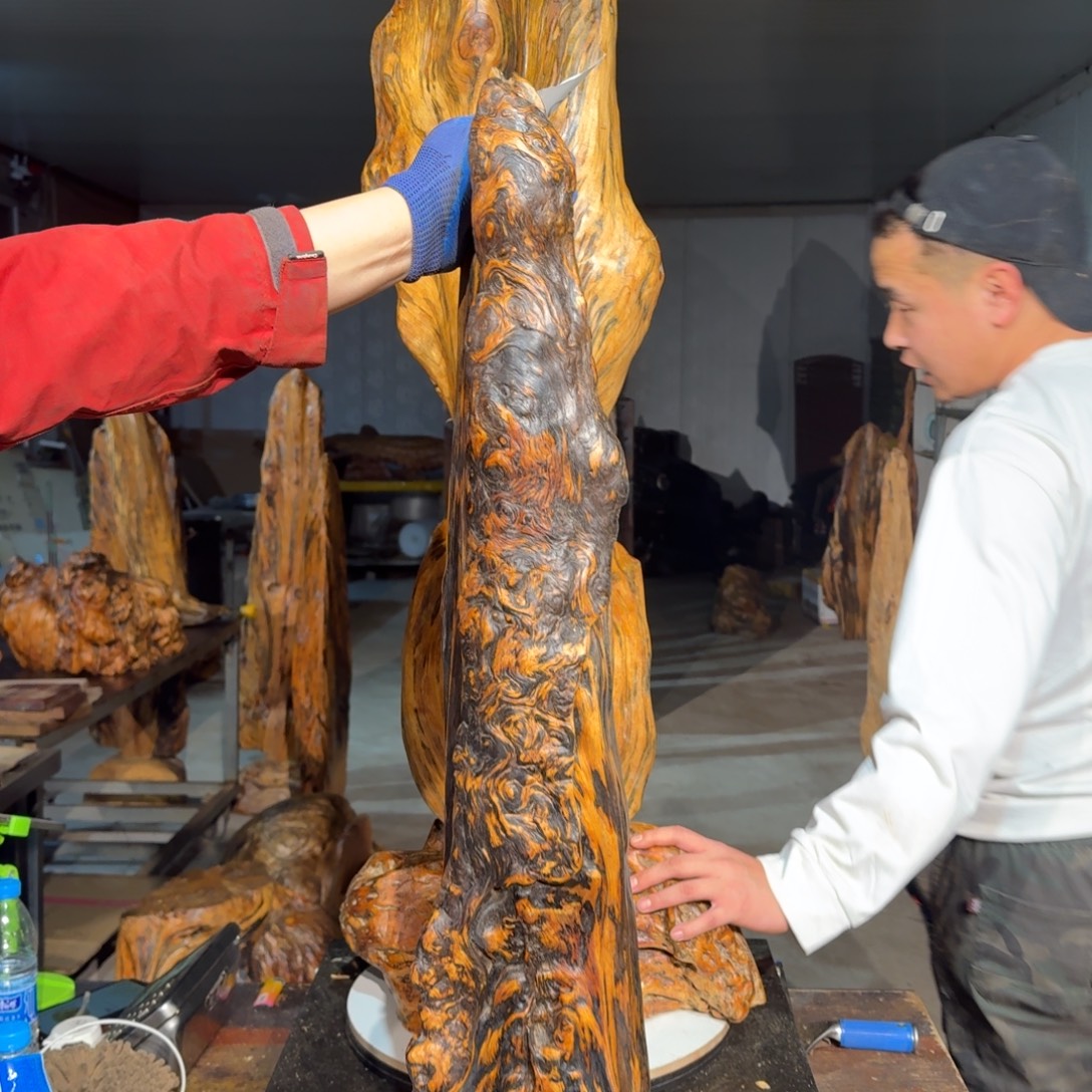 木佳友琥珀木摆件62