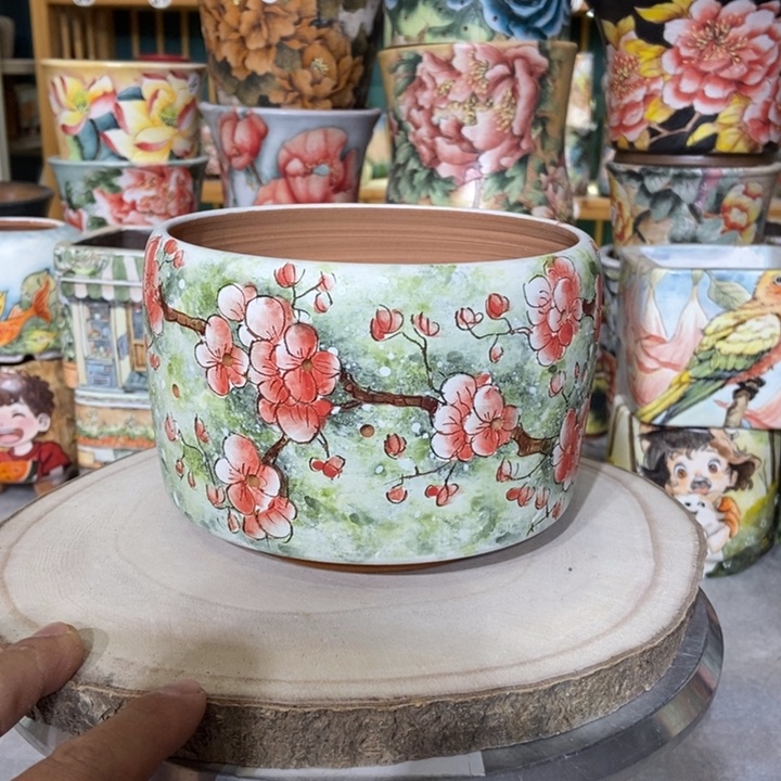 红陶景德镇艺术手绘作品