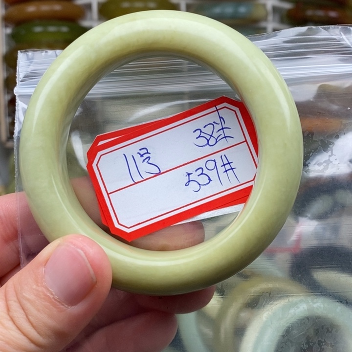 未镶嵌蛇纹石玉手绳