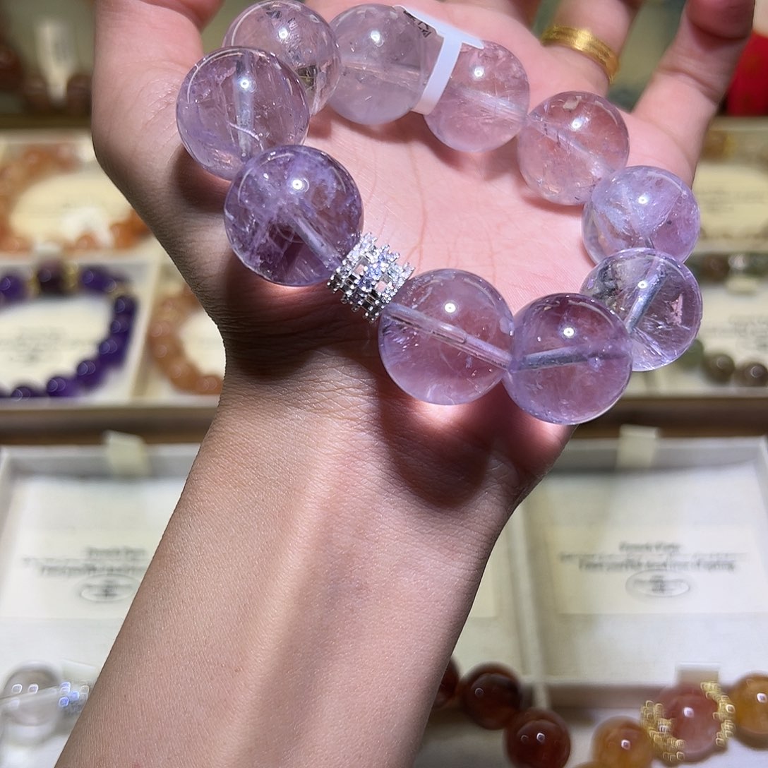 水晶手链未镶嵌姐*12.首单9折 48小时鉴赏