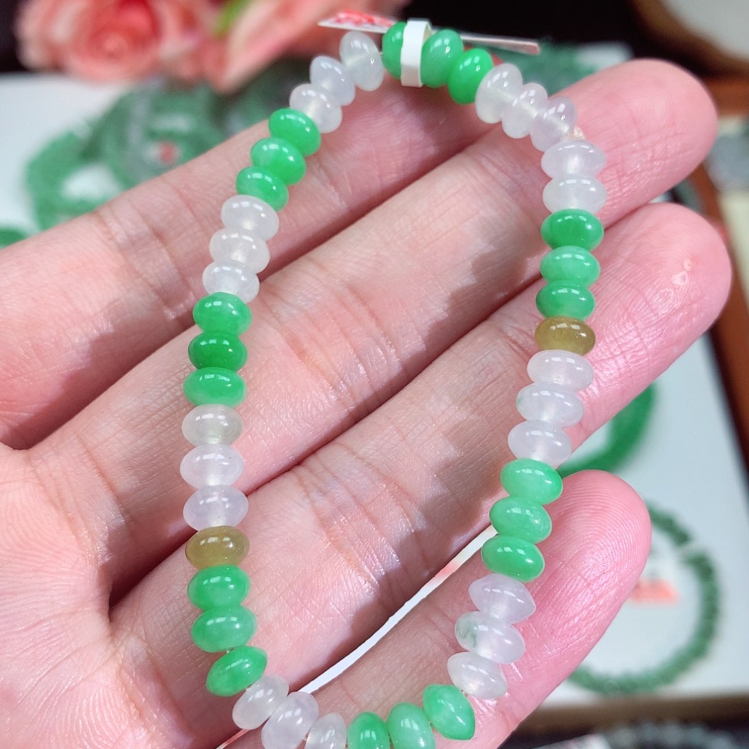 未镶嵌手链翡翠翡翠