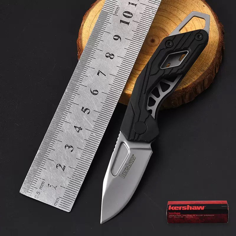 折叠便携小刀锋利高硬度防滑迷你钥匙扣随身高硬度拆快递水果刀