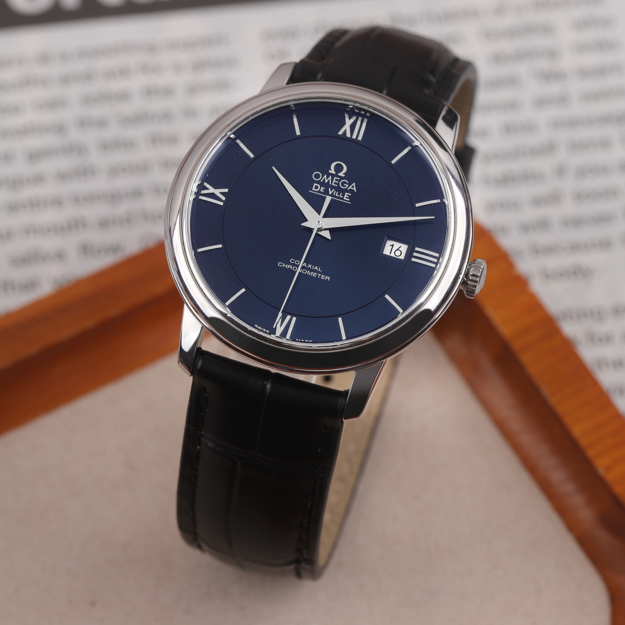 95新 Omega/欧米茄 19年欧米茄碟飞蓝盘