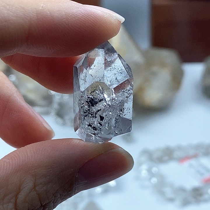 水晶颈饰未镶嵌闪灵钻