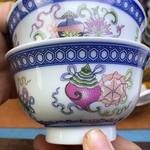 景德镇陶瓷藏式茶碗