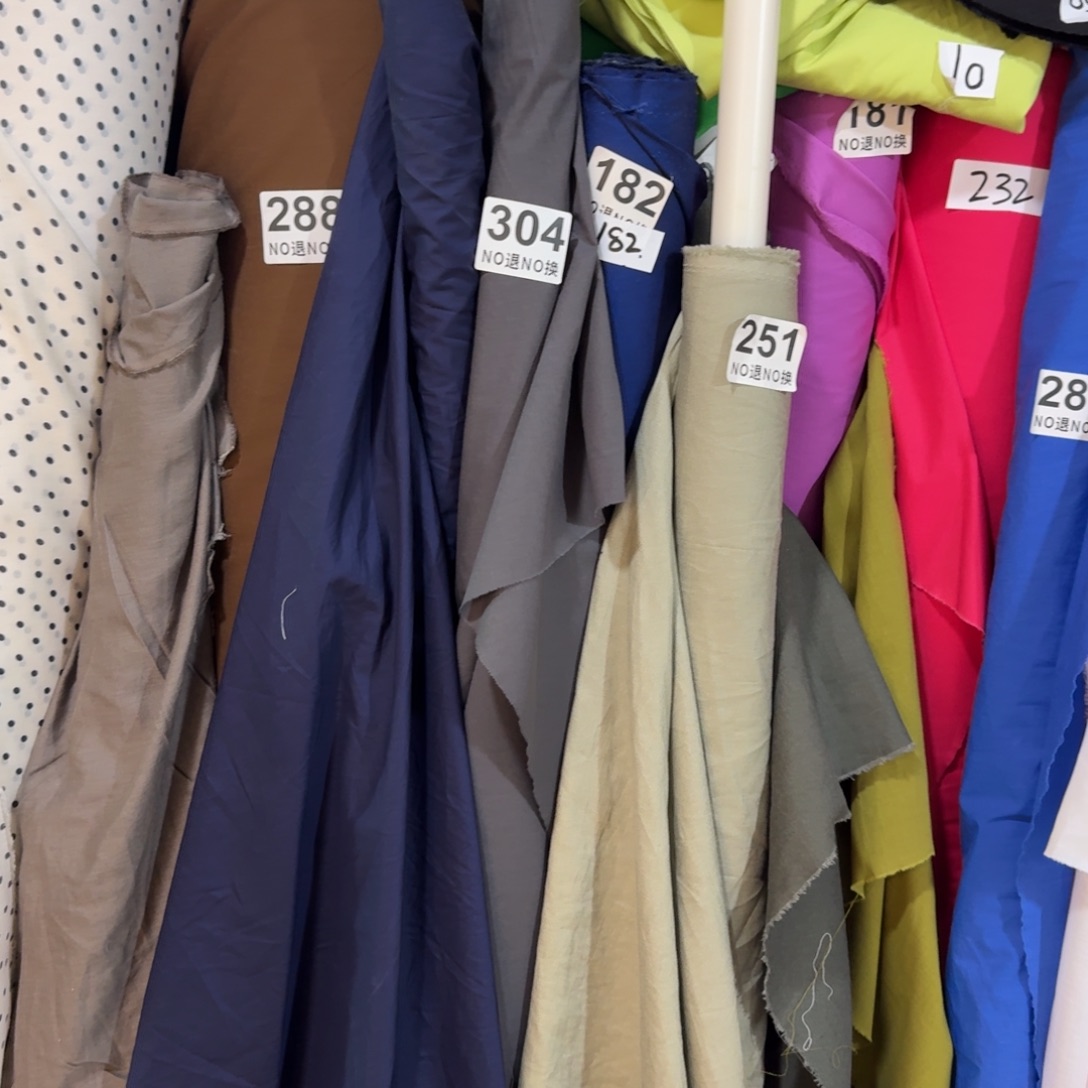 棉藏蓝色府绸1米60支