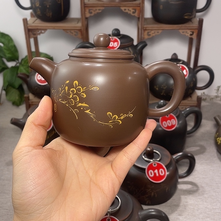 钦州坭兴陶手工茶壶