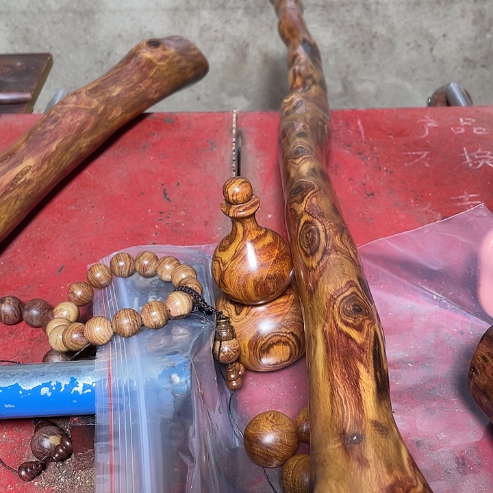 华***风黄花梨/降香黄檀棍子