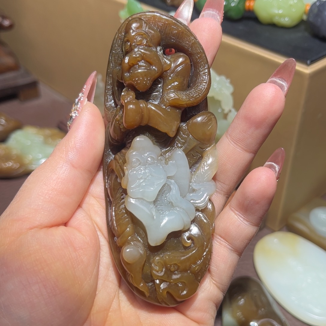 和田玉挂件未镶嵌