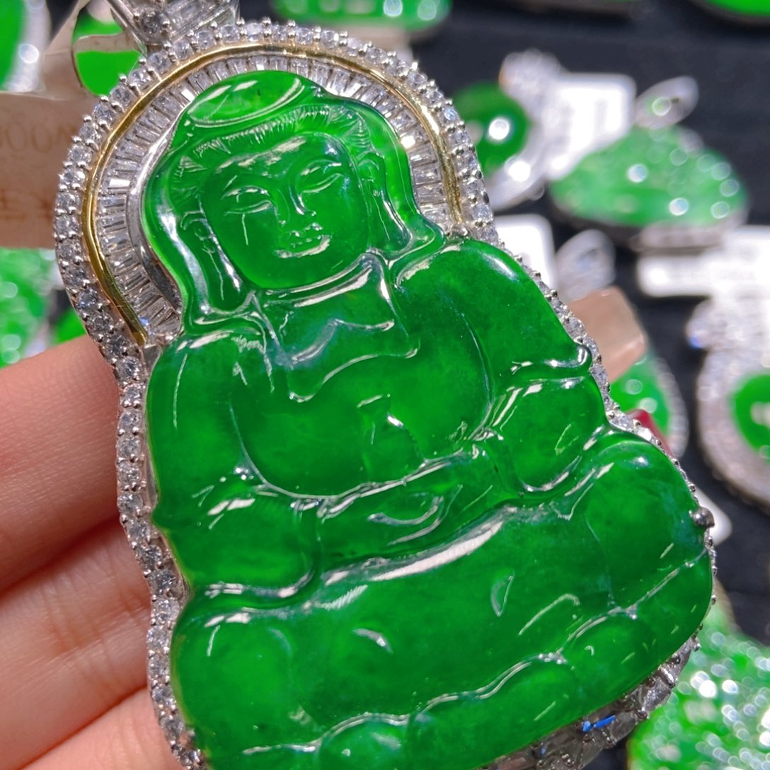 翡翠吊坠(不含链)未镶嵌