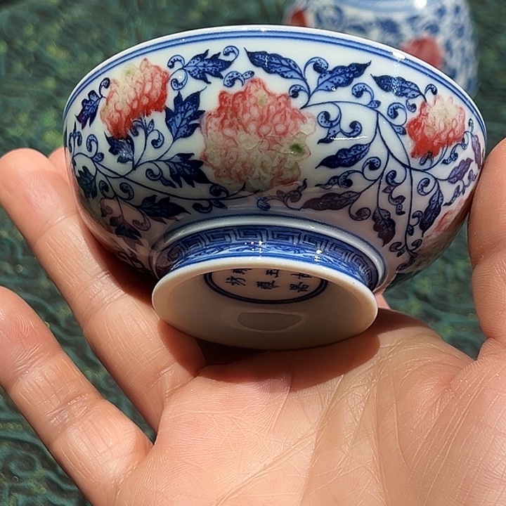 微瑕臻玉古坊原矿孔雀石釉里红