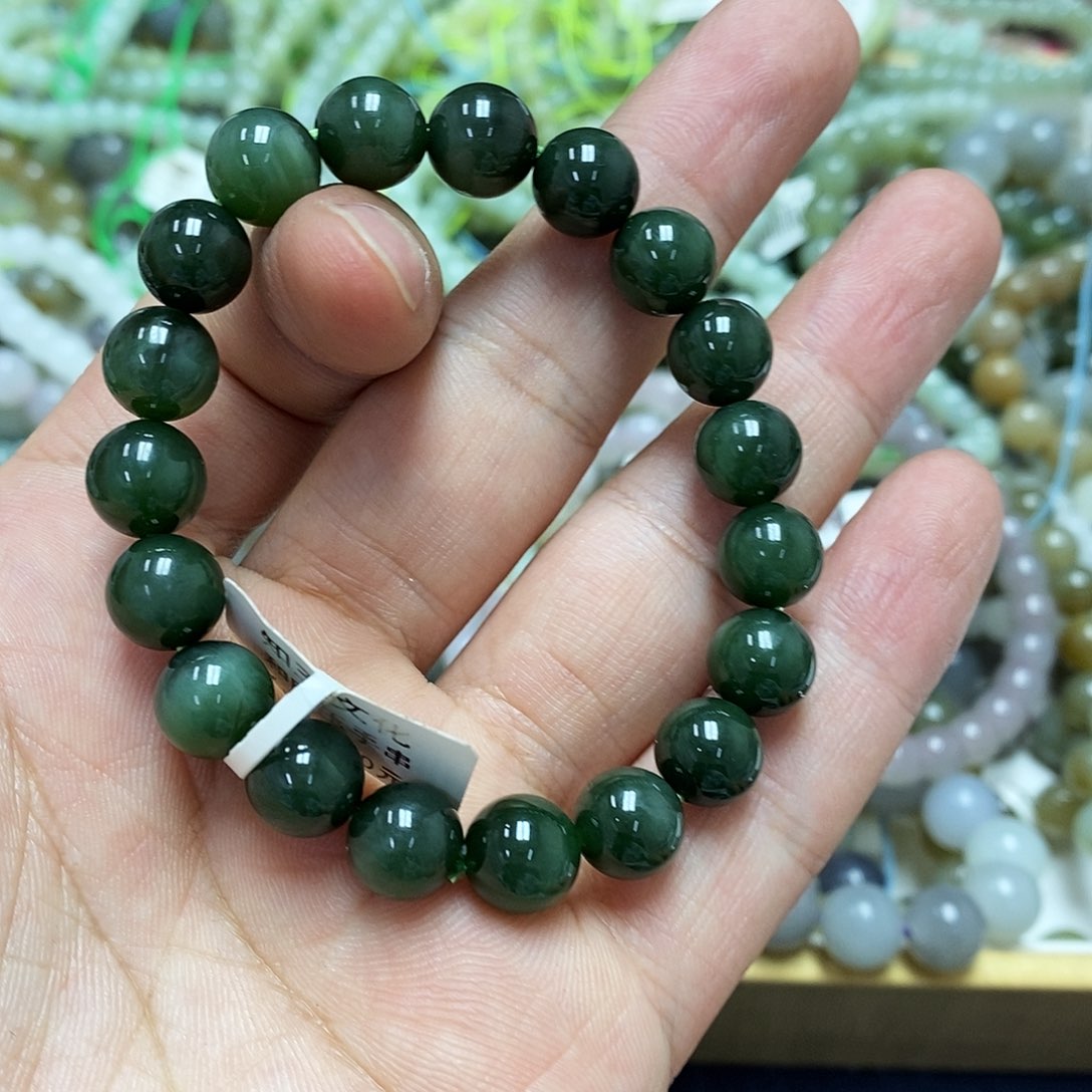 和田玉手链未镶嵌