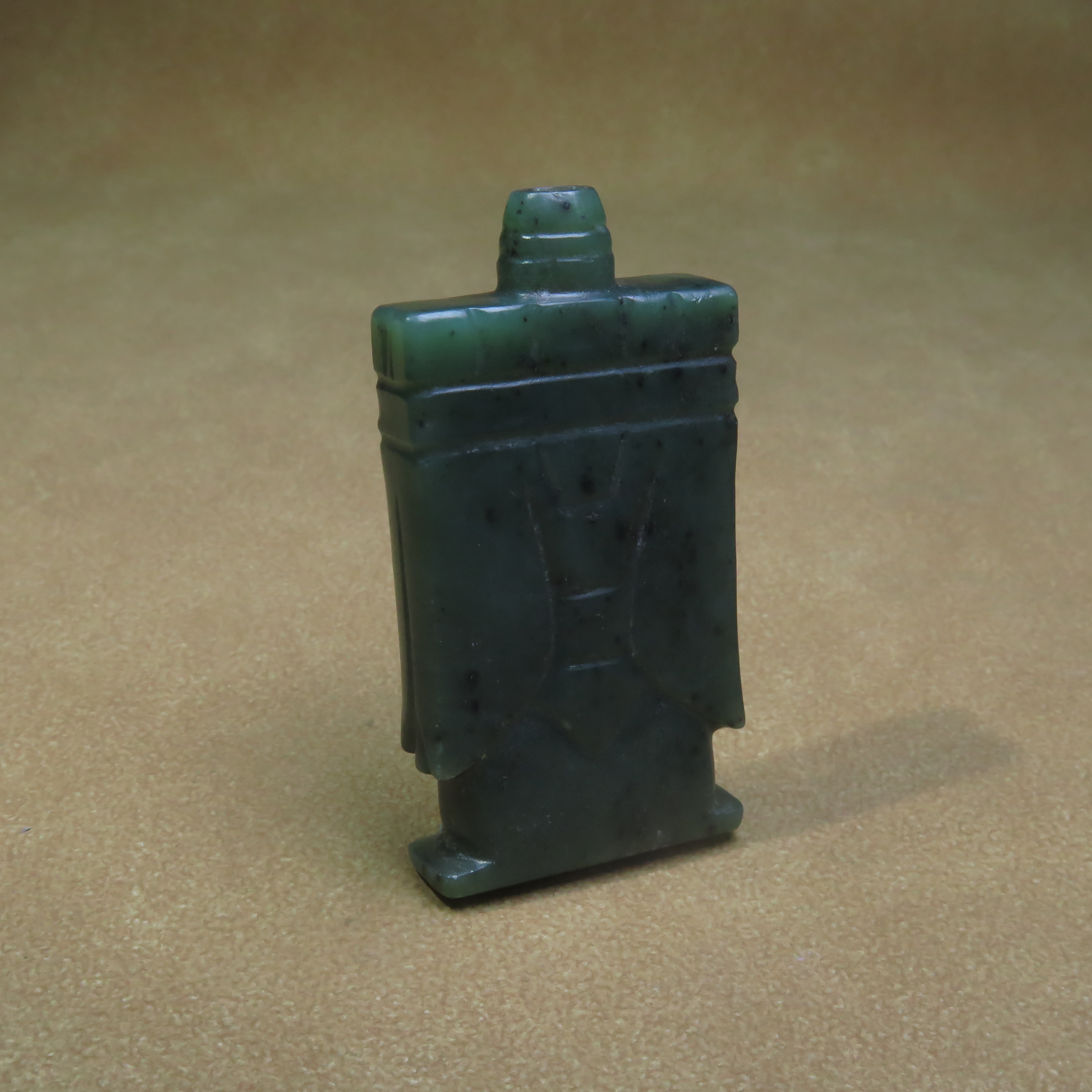 民国碧玉模古玉勒/MZ591816/和田玉/民族文物