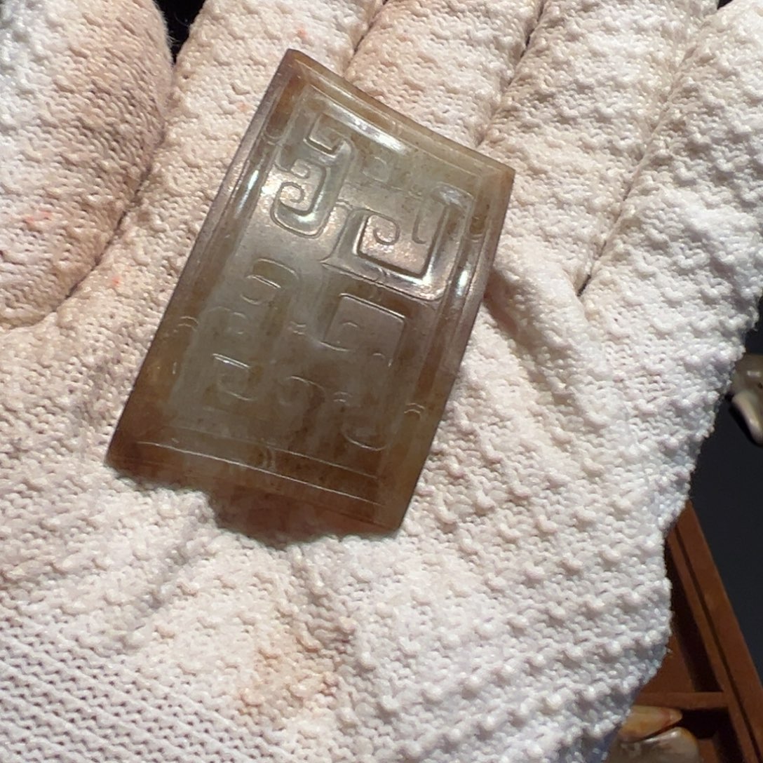 茶***欢和田玉（糖玉）未镶嵌车挂