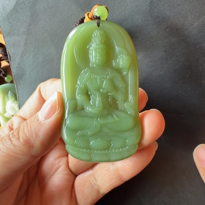 和田玉（碧玉）未镶嵌颈饰