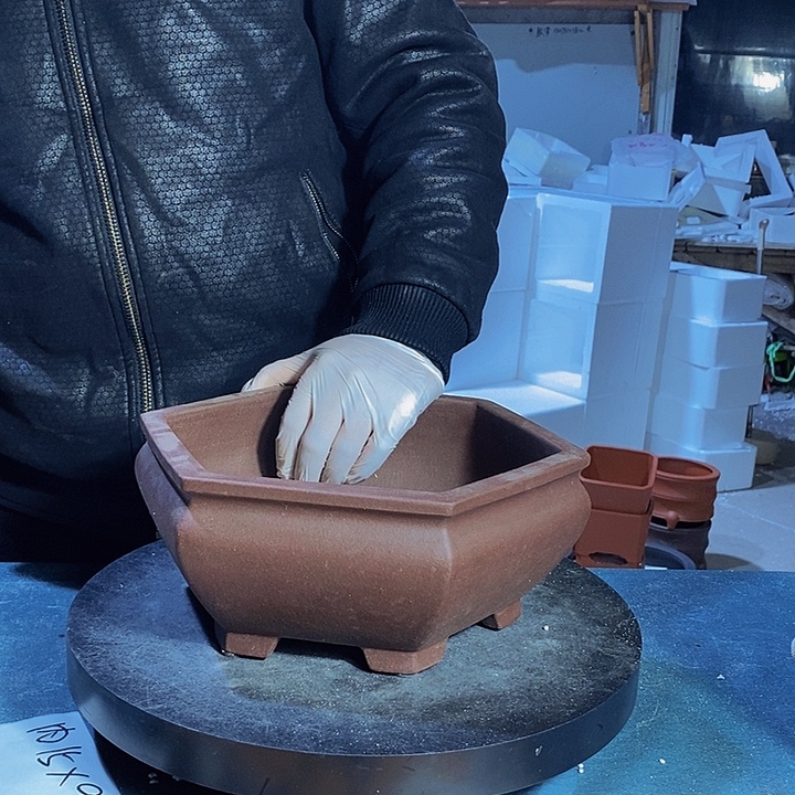 紫砂花盆紫砂紫砂