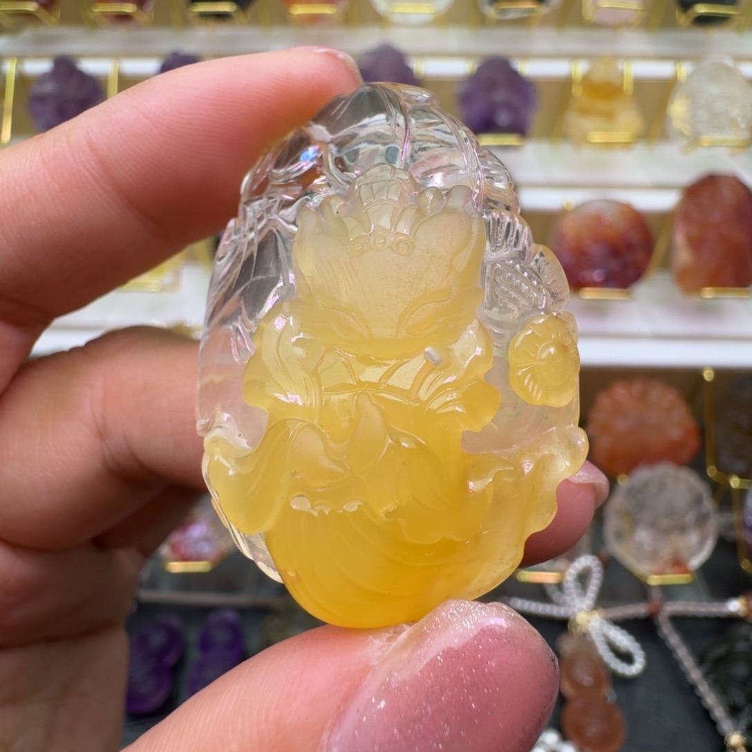 水晶颈饰未镶嵌九尾狐