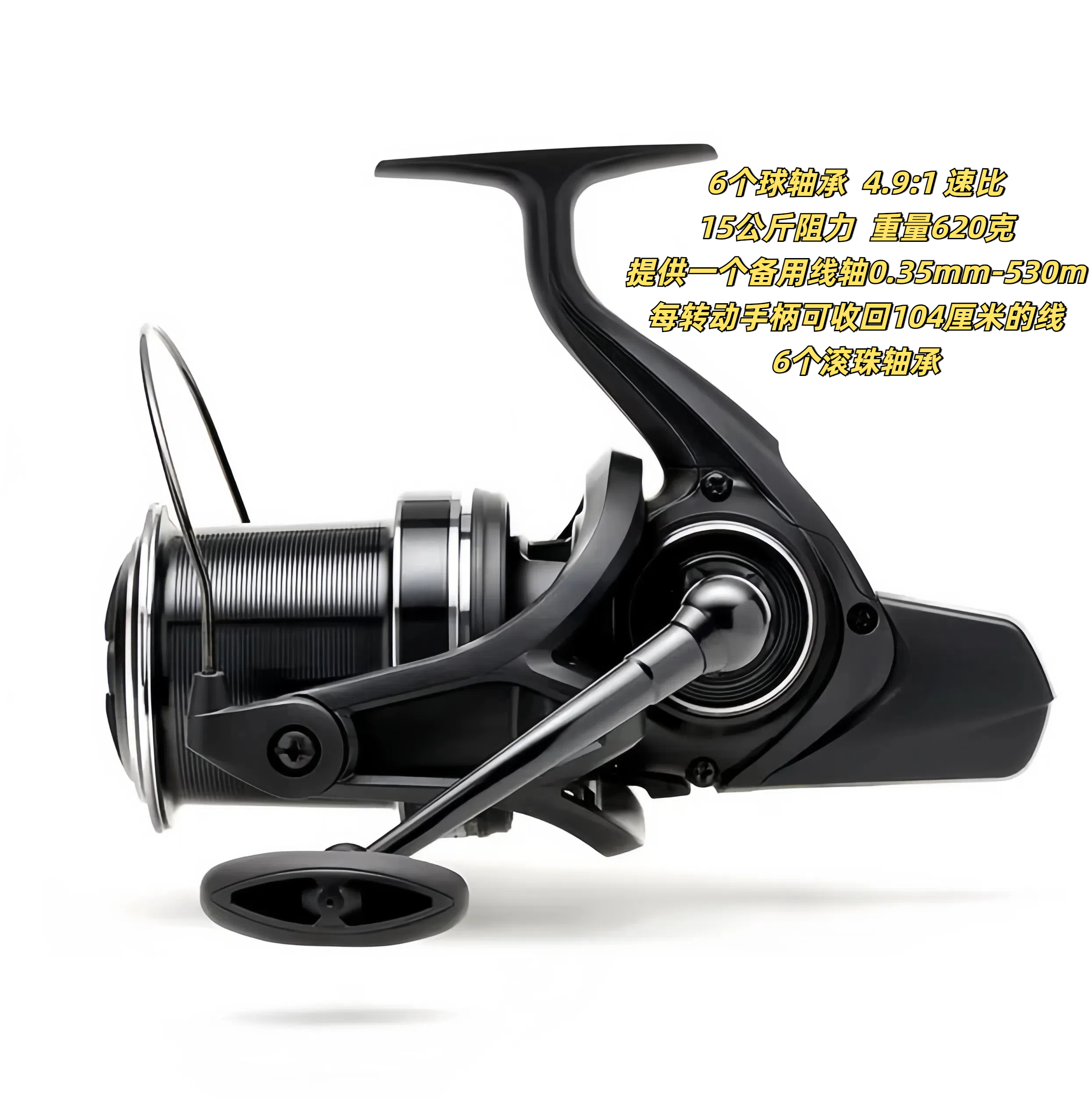 新款欧鲤钓 Emblem 45 SCW QD巨物渔轮