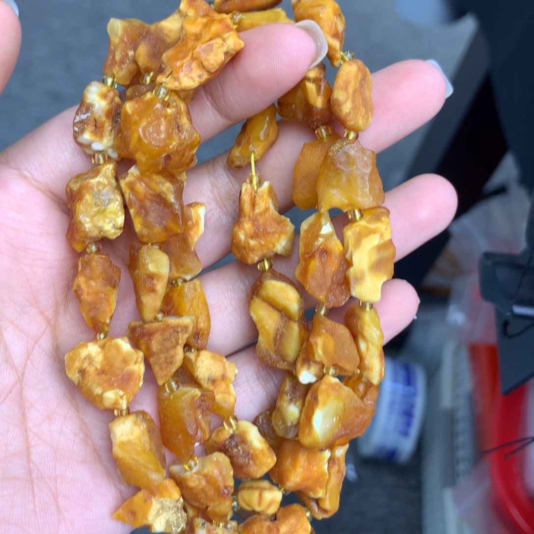 琥珀未镶嵌珠宝奇石