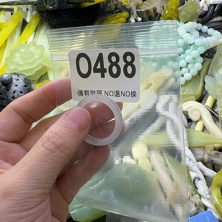 新***蛇纹石玉合金发饰