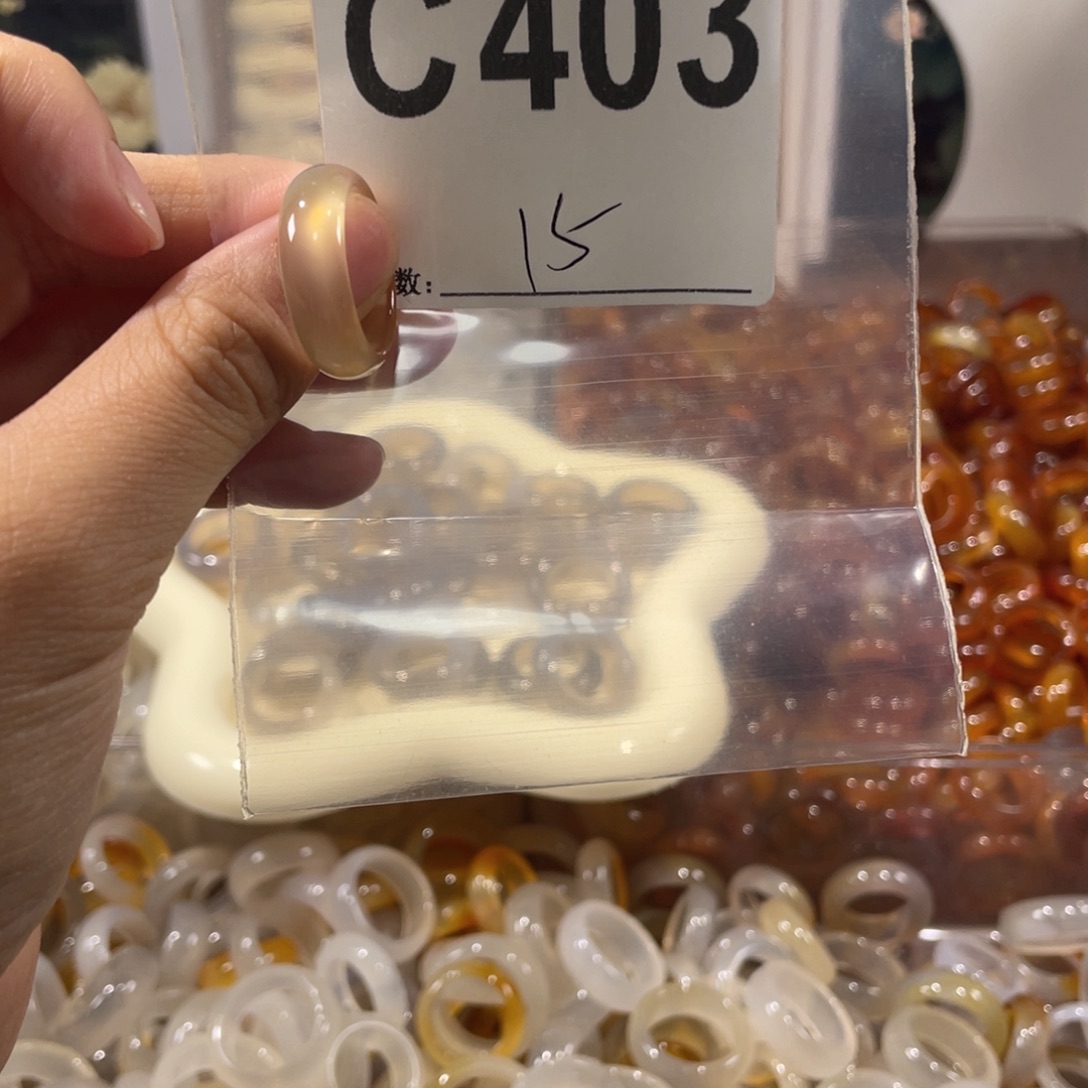 未镶嵌戒指玛瑙/玉髓403