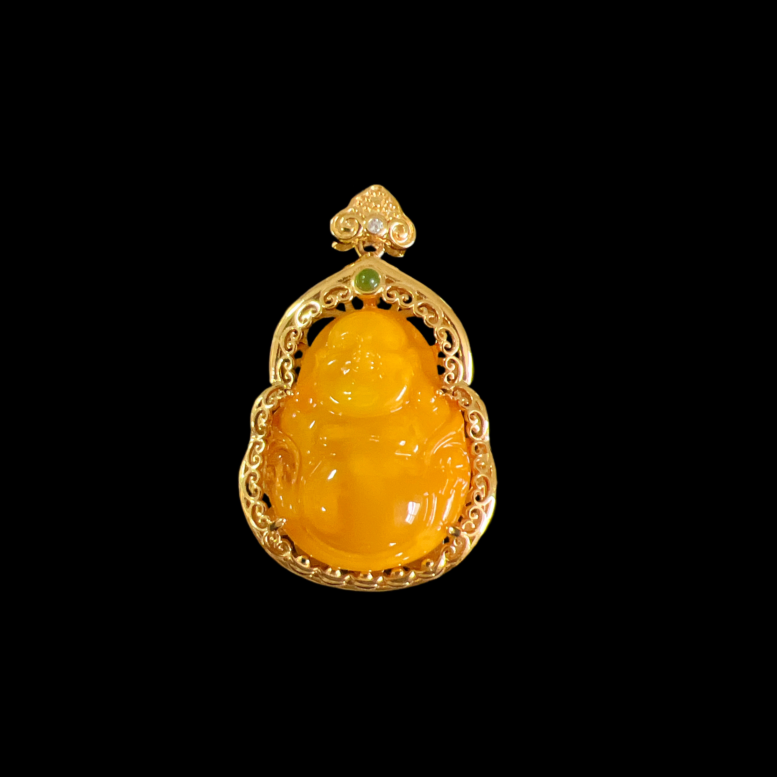 9946蜜蜡吊坠孤品