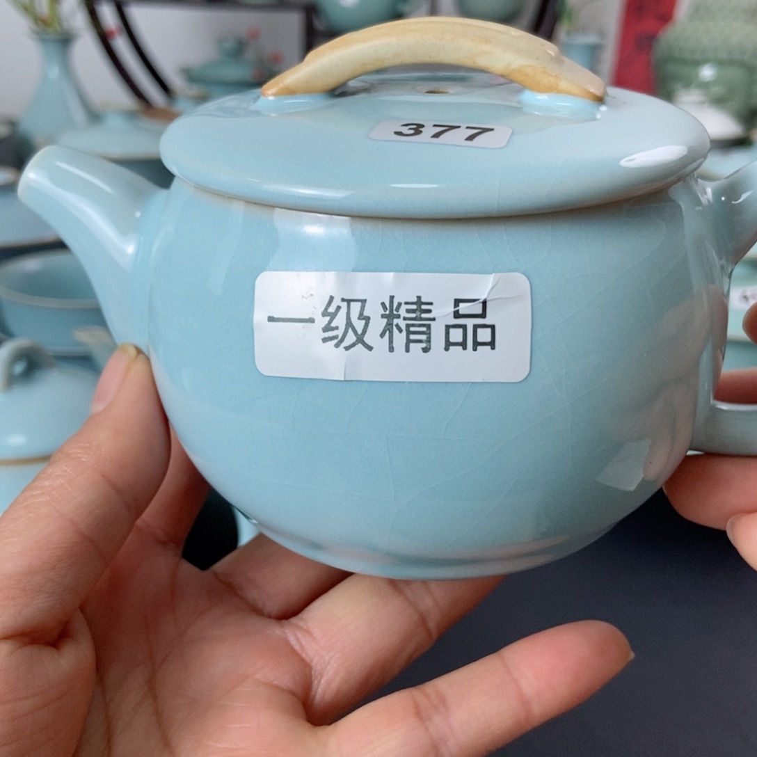 天青釉汉瓦壶福利