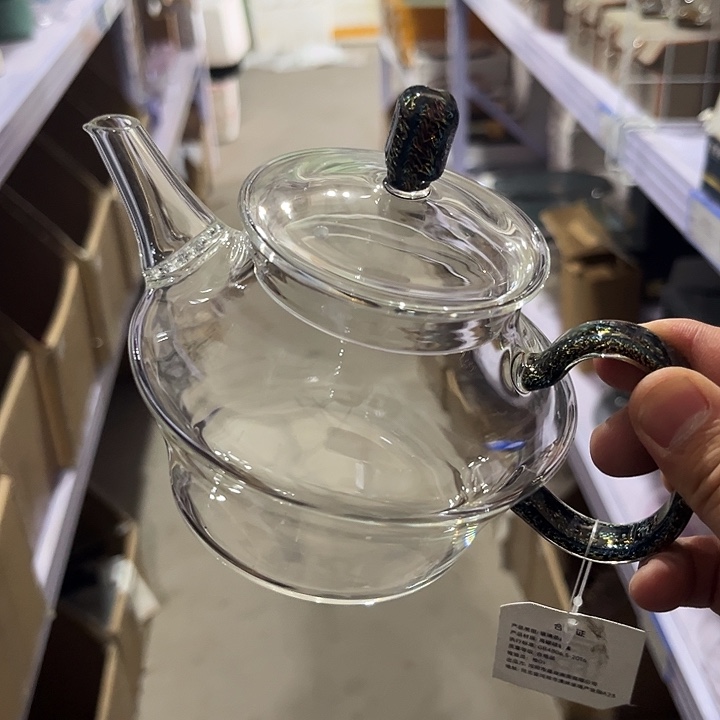 彩金虹轩壶侧把孤品壶