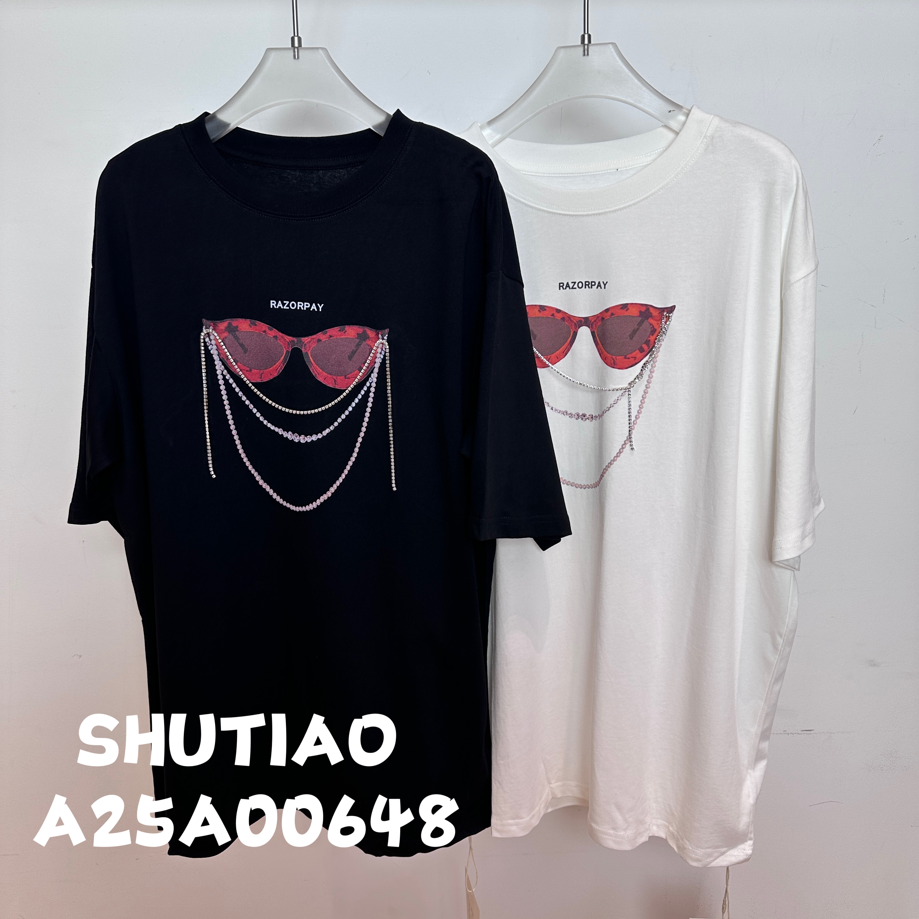 【SHUTIAO】2024秋冬：新款小众设计款T恤A25A00648