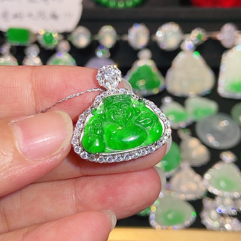 【闪购商品】颈饰未镶嵌翡翠天然翡翠