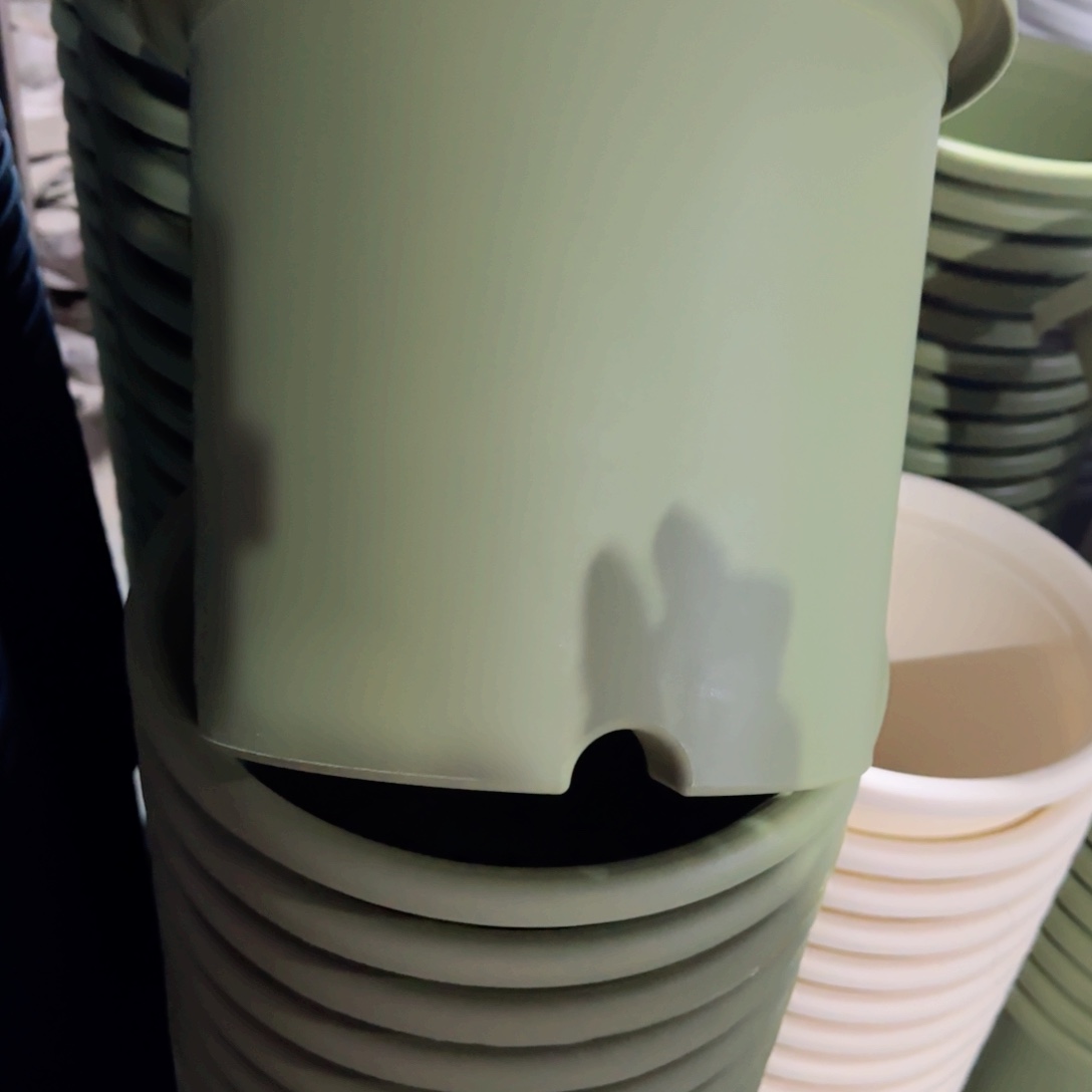 树脂四季盆6#无拖果绿3