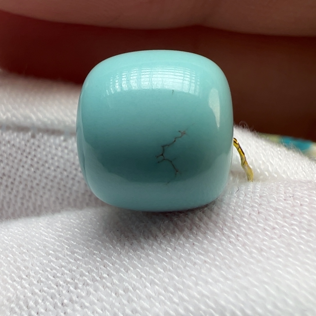 绿松石未镶嵌配饰10.7*9.8mm