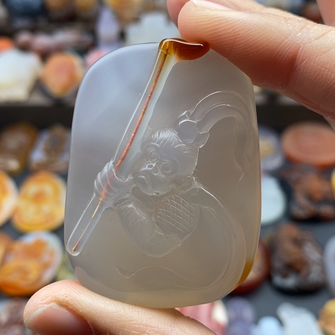 未镶嵌吊坠(不含链)玛瑙/玉髓