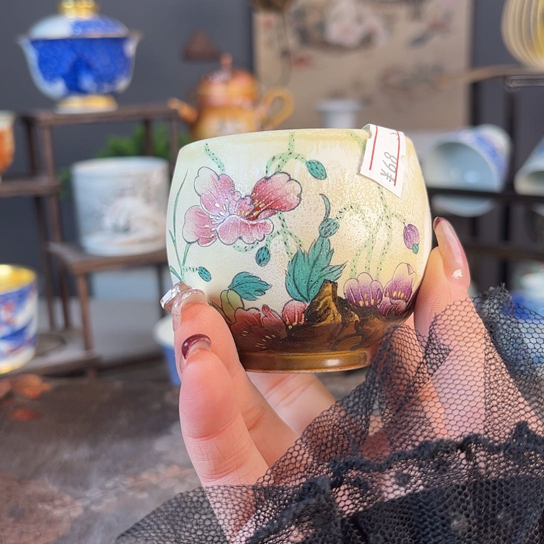 杯景德镇陶瓷茶杯多人