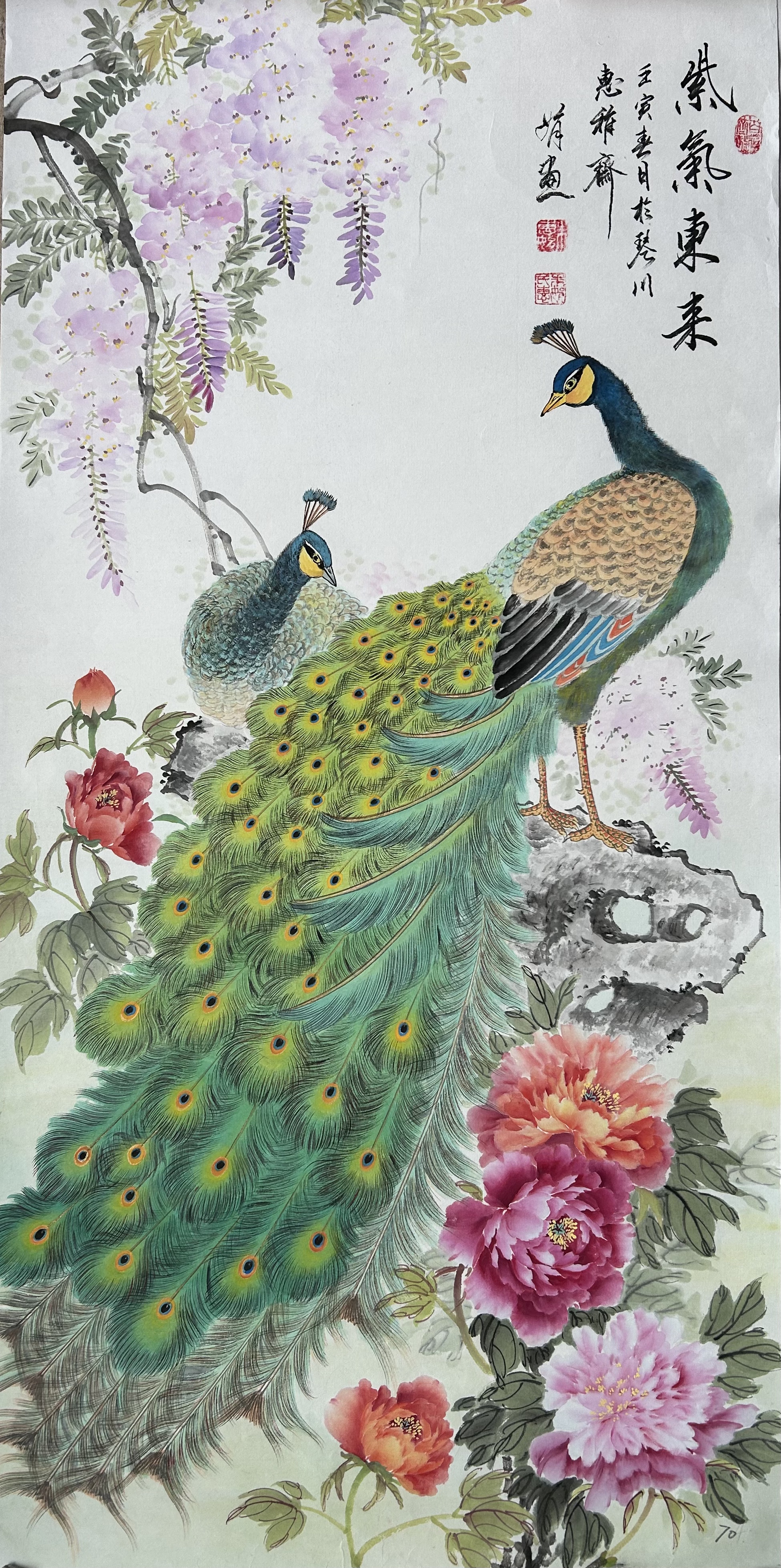 （朱老师专属）  惠雅斋孔雀集画册 单画册