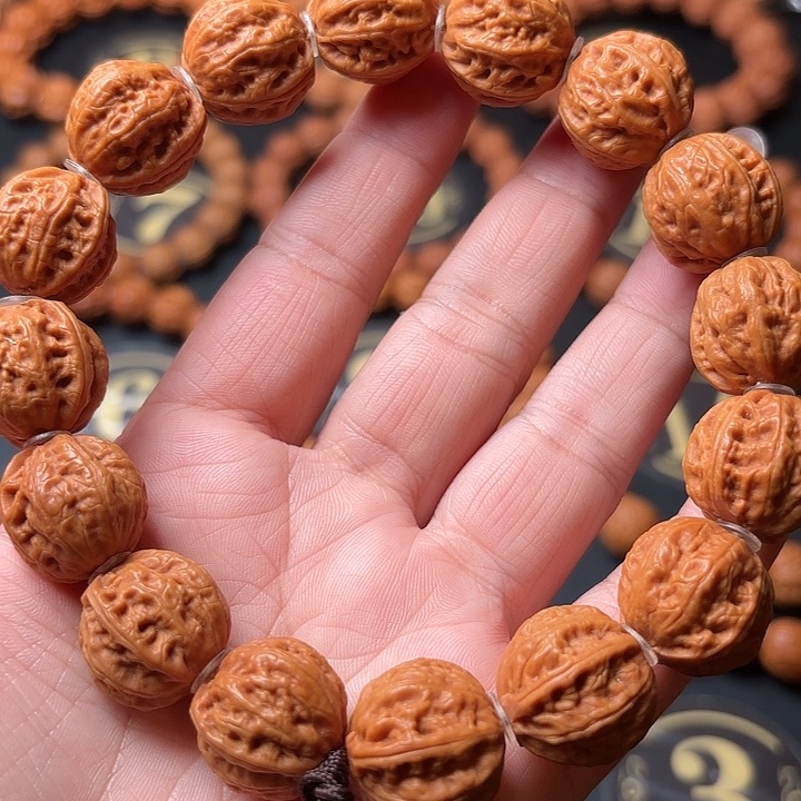 文玩核桃手串野生