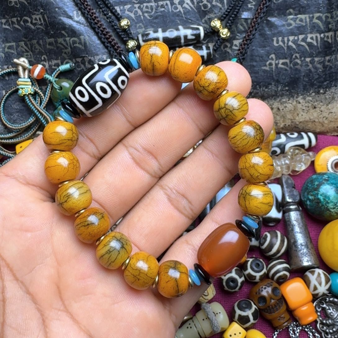 金刚菩提手串牦牛骨5