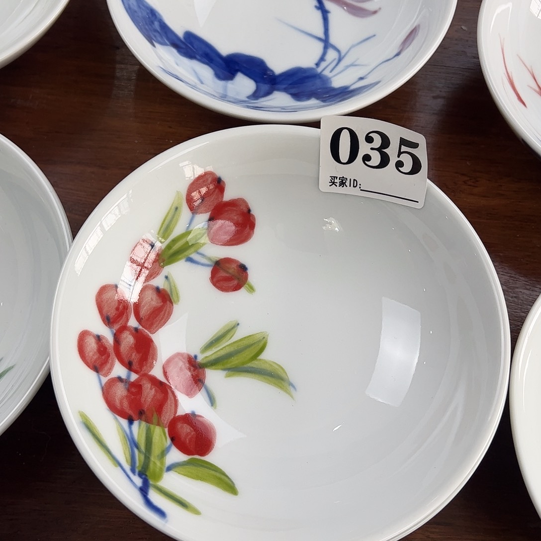 瓷片景德镇陶瓷手工手绘制作