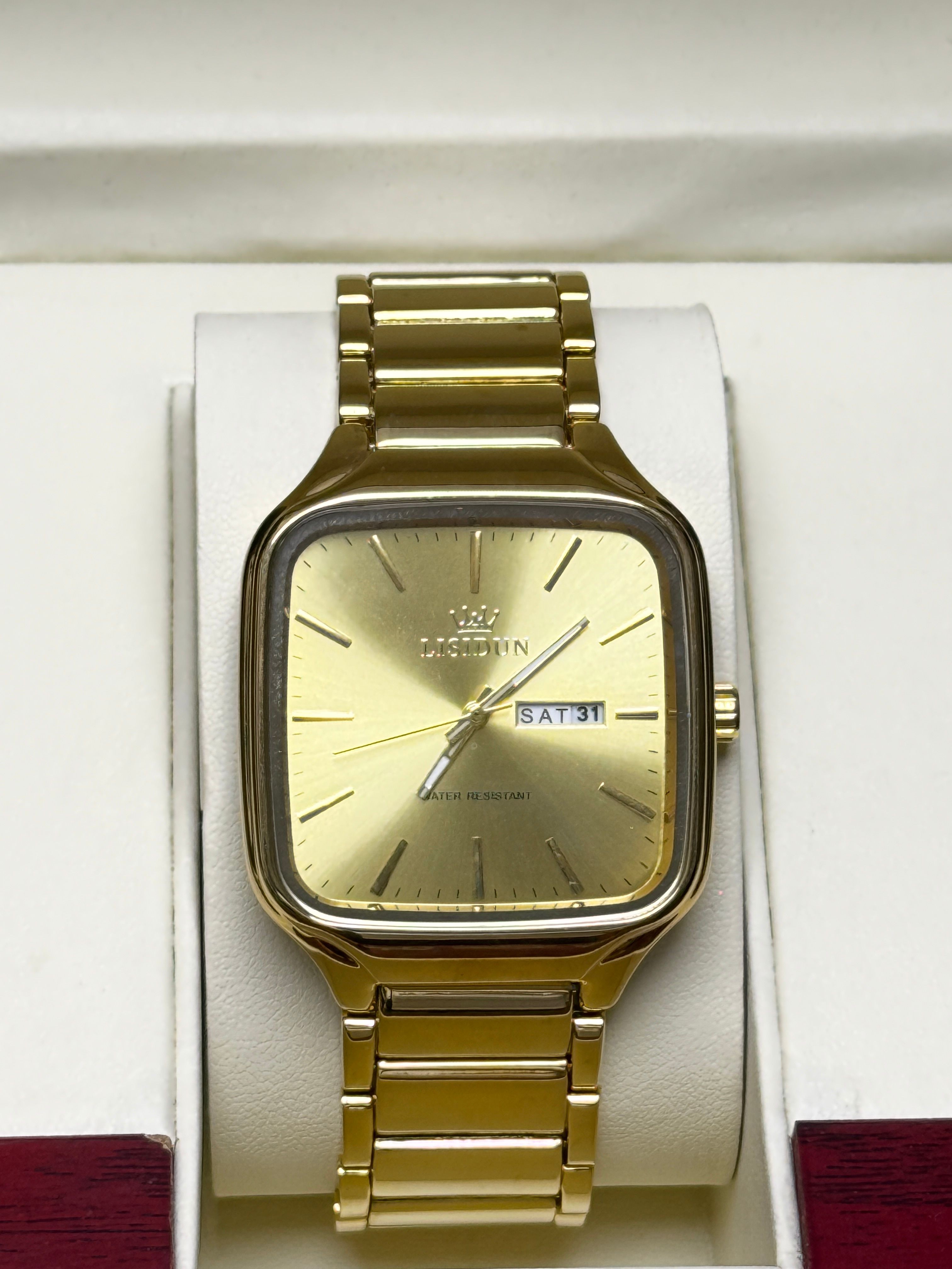 【凡时金阁】方金时尚高级男士轻奢男女通用送礼机械腕表经典款式