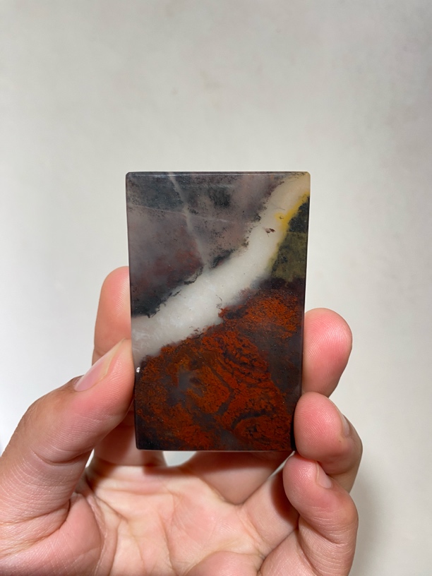 桂林鸡血石意境画面家居装饰摆件