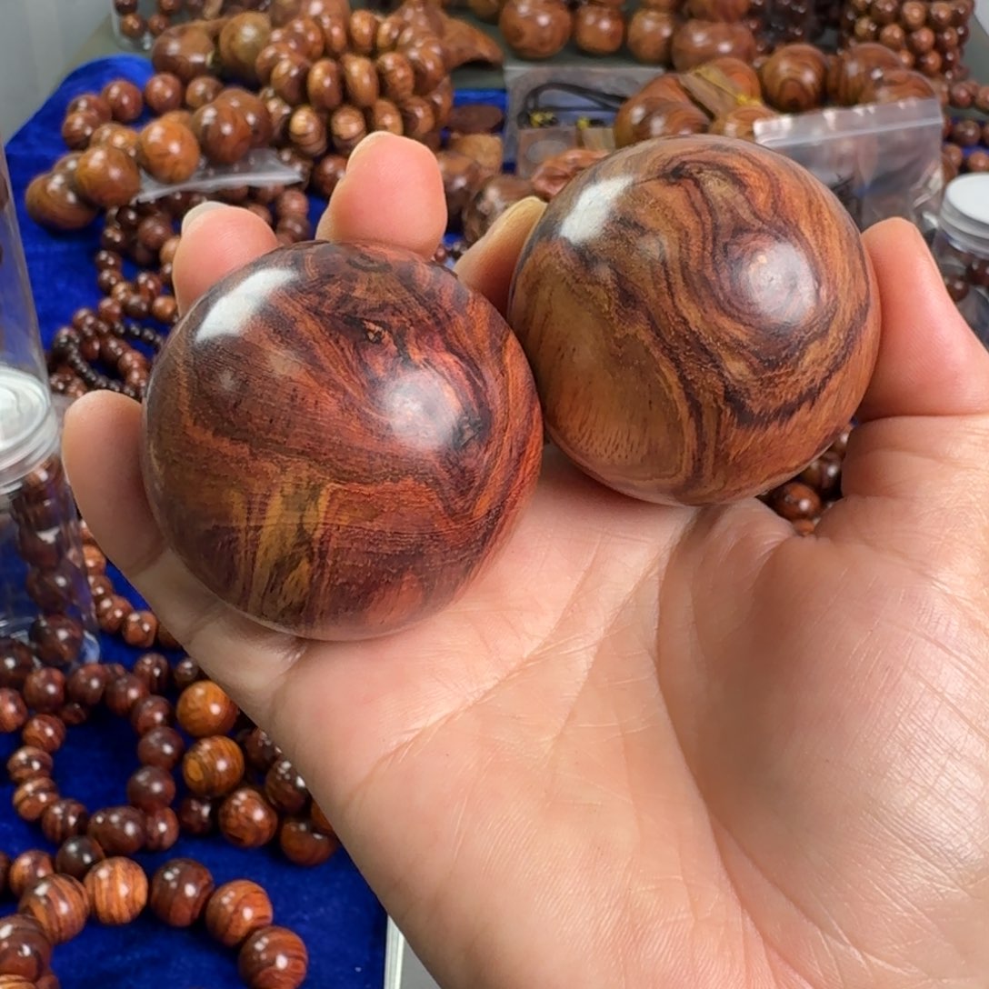 黄花梨/降香黄檀手串/手链5.0手球海南黄花梨