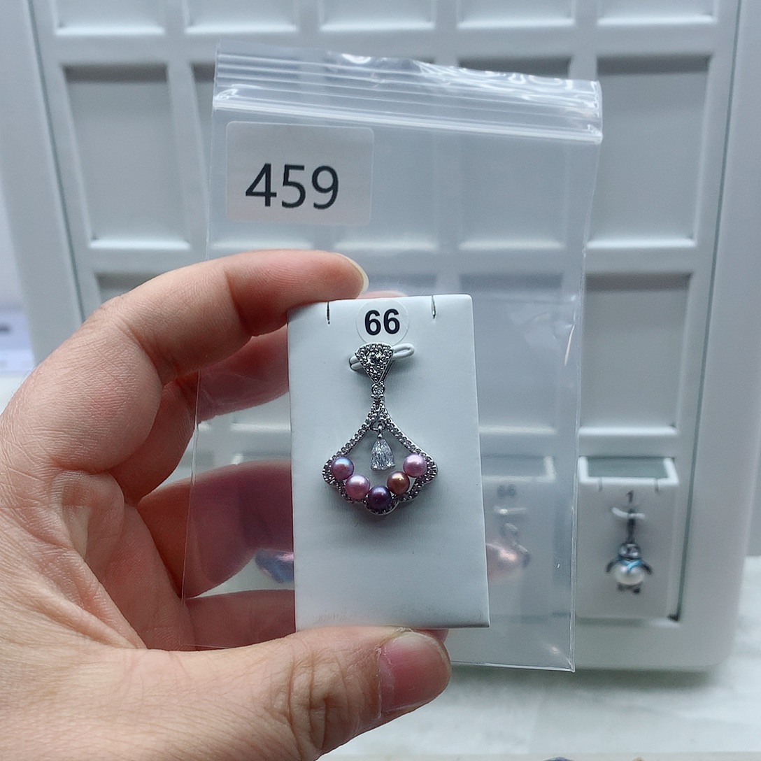 吊坠(不含链)淡水珍珠合金