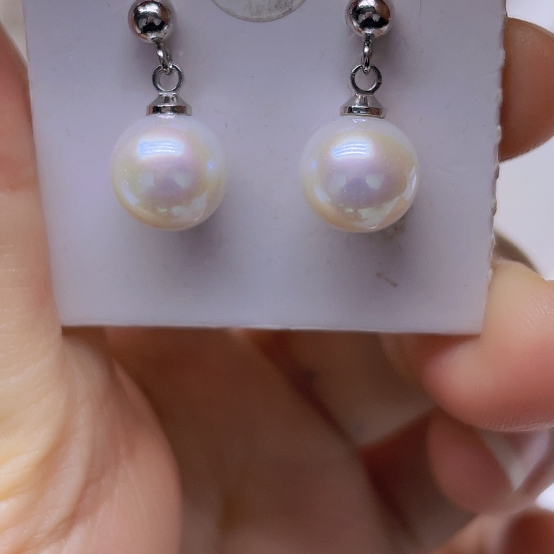 未镶嵌淡水珍珠吊坠或者耳钉